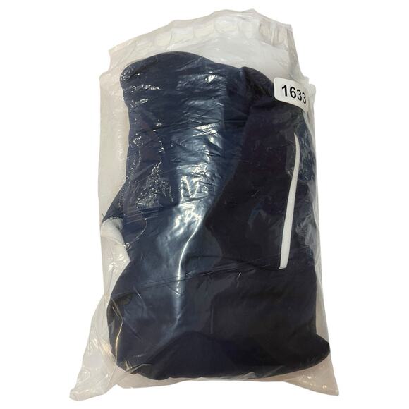 Nike Shirt Mens XXL Blue Dri Fit Polo Short Sleeve Swoosh Logo Golf Athletic - Picture 12 of 12